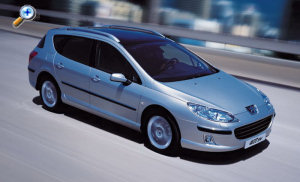 design extrieur de la Peugeot 407 SW